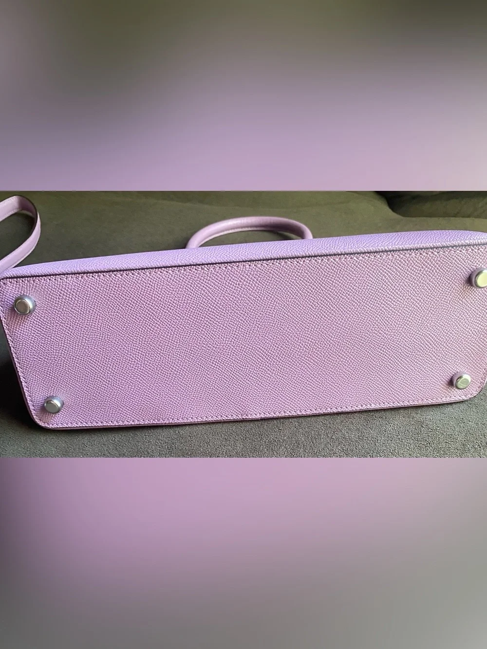 Purple coach bag
